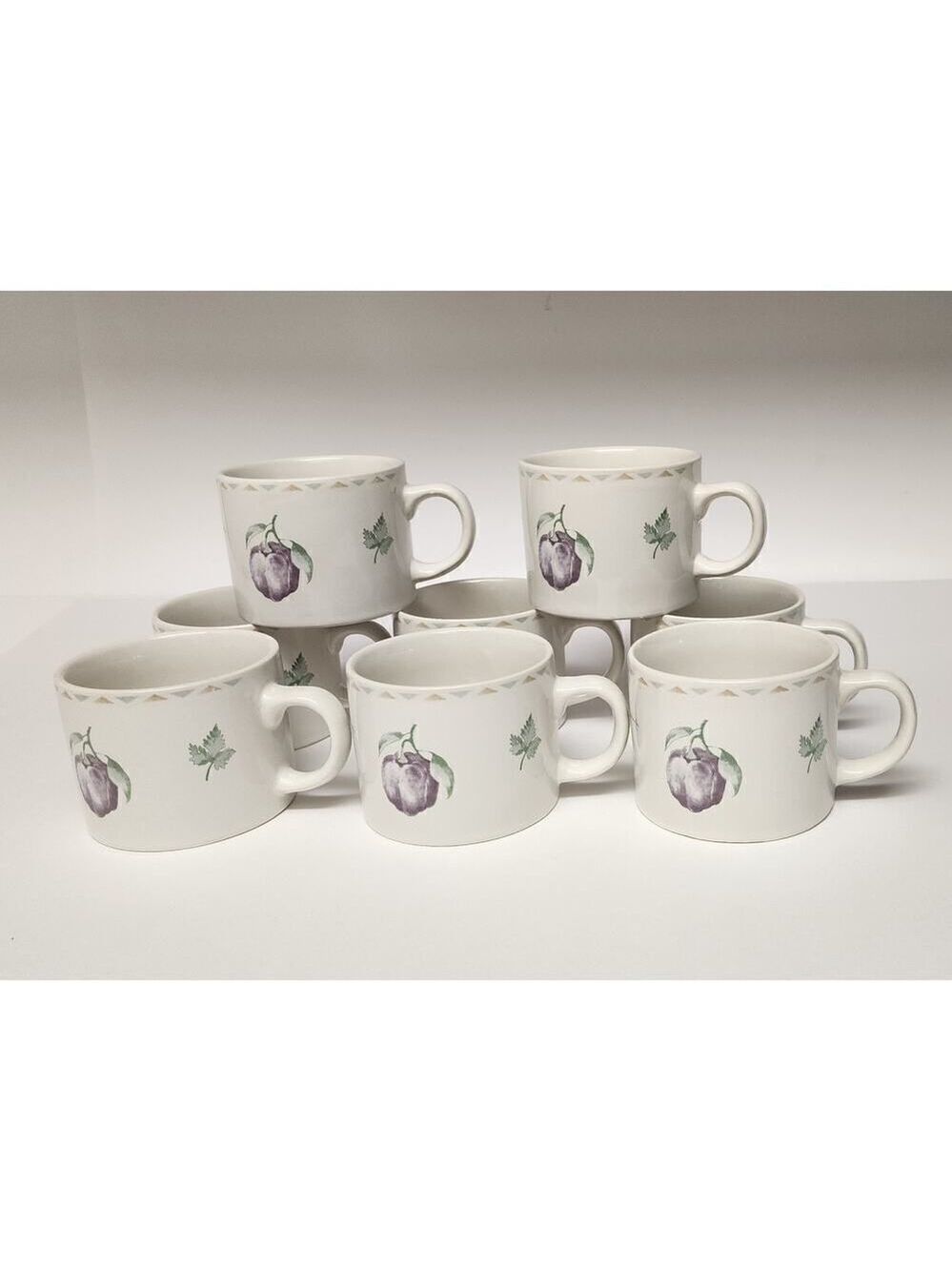 Oneida Majesticware Chef's Basket Stoneware Coffee Tea Cup 8 oz Vintage